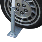 Tire Mount To Hold Poles