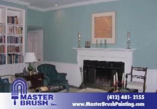 Living Room Painted by Pro's MasterBrush Painting!