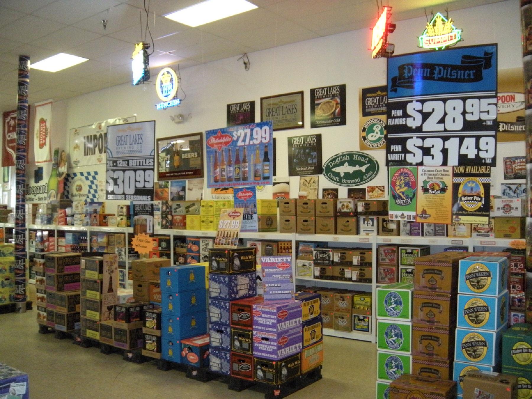 CRAFT AND IMPORT BEER WALL