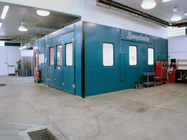 Environmentally Controled Spray Paint Booth