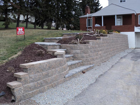 Hardscaping Stone Wall