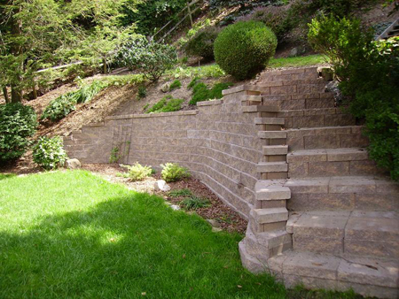 Garden Stone Wall