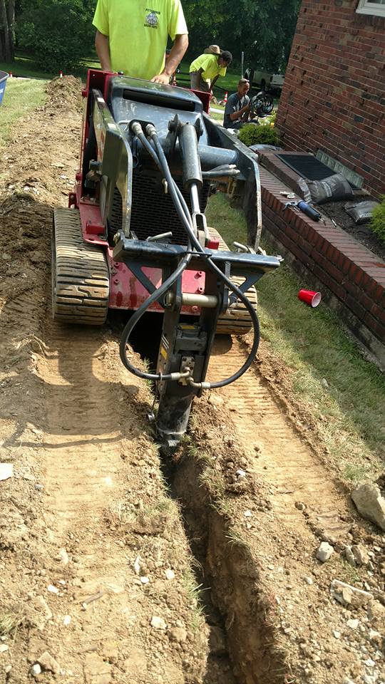 Installing a French Drain in Pittsburgh