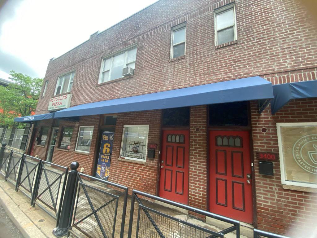 Commercial Awning At Pizza Place